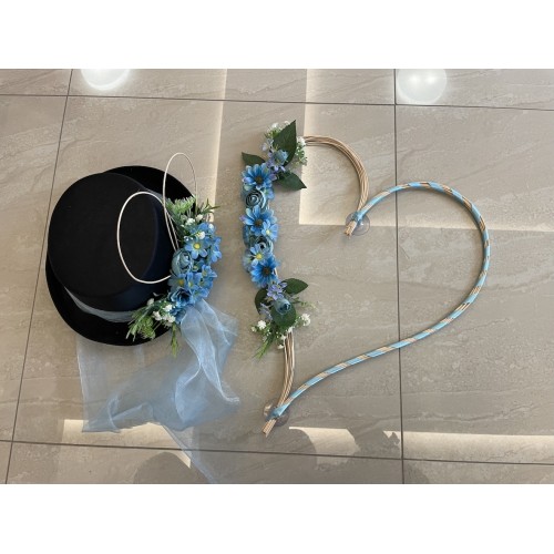 Dekorace na auto set srdce...