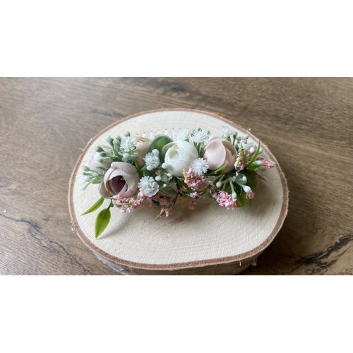 Květinový hřebínek růžový